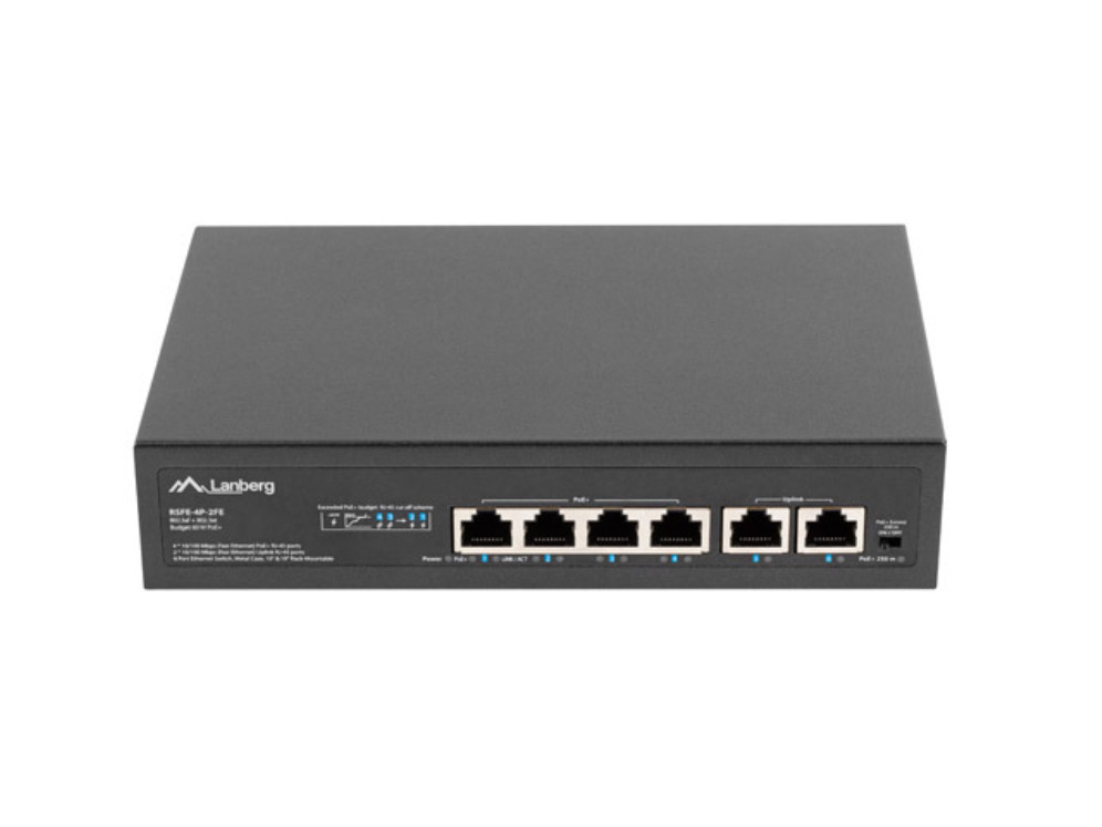 lanberg-rsfe-4p-2fe-60-switch-no-administrado-fast-ethernet-10100-energia-sobre-ethernet-poe-1u-negro-0