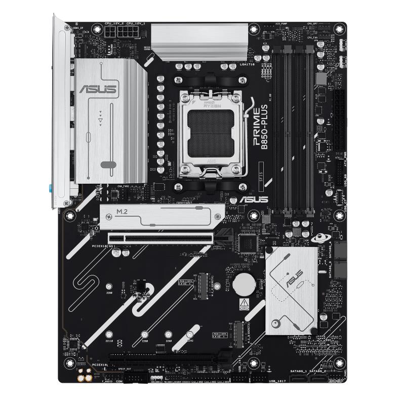 mainboardasusamd-b850sam5atxmemory-ddr5memory-slots-41xpci-express-40-16x1xpci-express-50-16x3xm21xhdmi1xdisplayport2xusb-205xusb-321xusb-c1xrj453xaudio-portprimeb850-plus-0