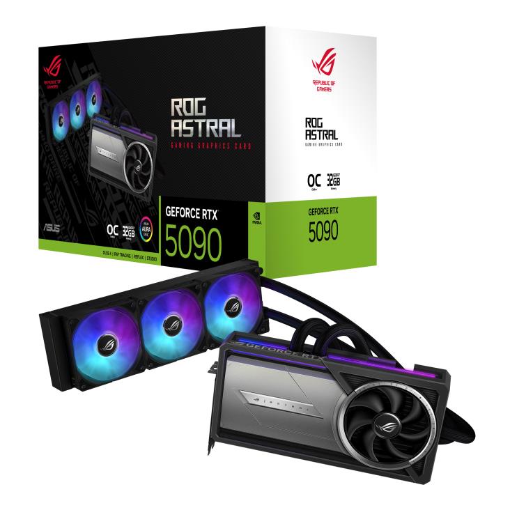 graphics-cardasusnvidia-geforce-rtx-509032-gbgddr7512-bitpcie-50-16xgpu-2610-mhz2xhdmi3xdisplayportastral-lc-rtx5090-o32g-ga-0